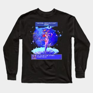 Genshin Impact Mona Retro RPG Long Sleeve T-Shirt